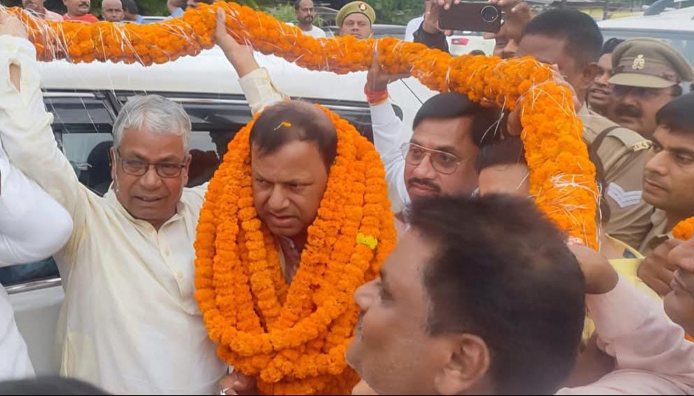 जीएसटी रिफॉर्म के बाद जनपद में प्रथम आगमन पर केंद्रीय वित्त राज्य मंत्री का हुआ जोरदार स्वागत