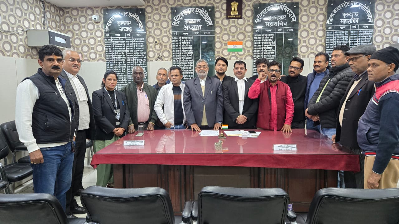 न्याय की लड़ाई में व्यापारी उतरे मैदान में, उद्योग व्यापार मंडल ने बुलंदशहर बंद का किया समर्थन