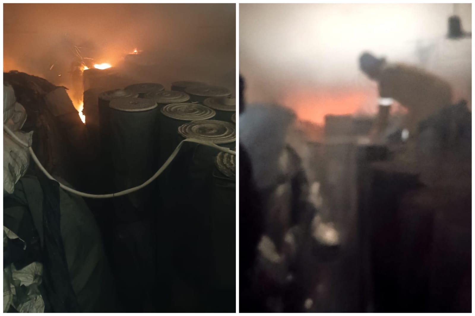 गाजियाबाद: कपड़े की फैक्ट्री में लगी भयानक आग, कड़ी मशक्कत के बाद पाया गया काबू, बड़ी दुर्घटना टली