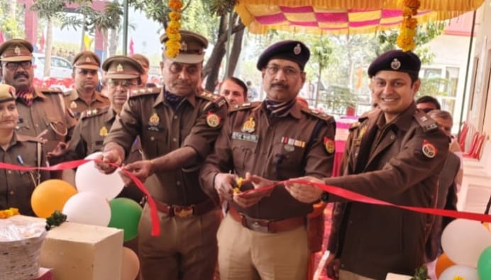 पुलिसकर्मियों की सुविधाओं में इज़ाफा, अगौता थाने में नवनिर्मित मैस भवन का एसएसपी ने किया लोकार्पण