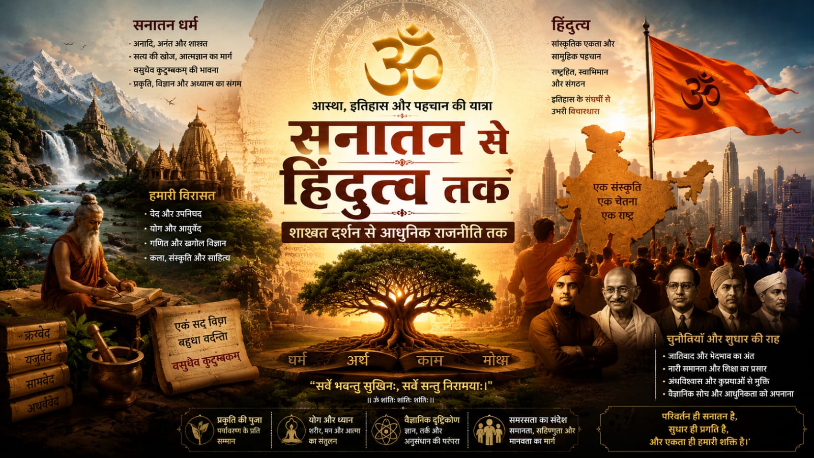 EXCLUSIVE: सनातन का दर्शन या हिंदुत्व की विचारधारा? क्या कहता है इतिहास? जानिए दोनों की वास्तविक तस्वीर
